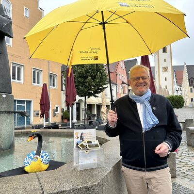 Bild vergrößern: Schwandorfer Schwan sucht Namen_Foto Lara Schmaus