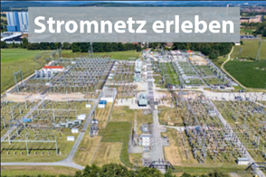 Bild vergrößern: Luftbild des Umspannungswerk