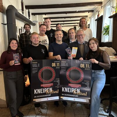 Bild vergrößern: Pressetermin Kneipenfestival 2025