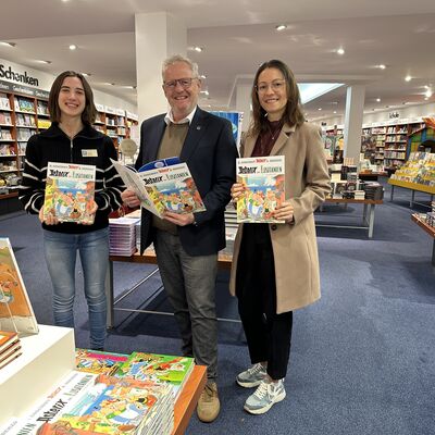 OB Feller im Asterix-Fieber