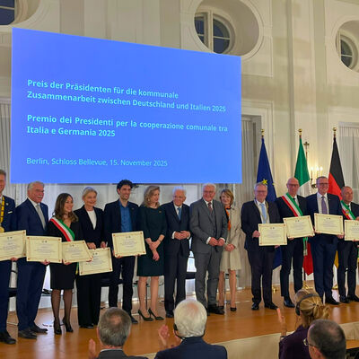 Bild vergrößern: Deutsch-Italienischer Stdtepartnerschaftspreis_Foto_Andreas Hofmeister (2)