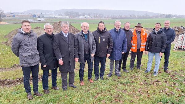 Bild vergrößern: Start fr Interkommunales Gewerbegebiet