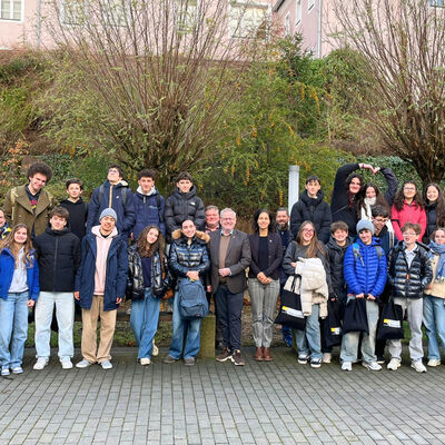 Bild vergrößern: Empfang franzsische Schler_Foto_Andreas Hofmeister