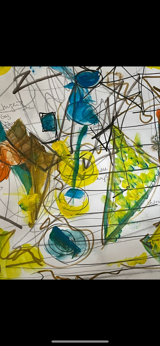 Bild vergr&ouml;&szlig;ern: surrealistisch-abstraktes Gem&auml;lde