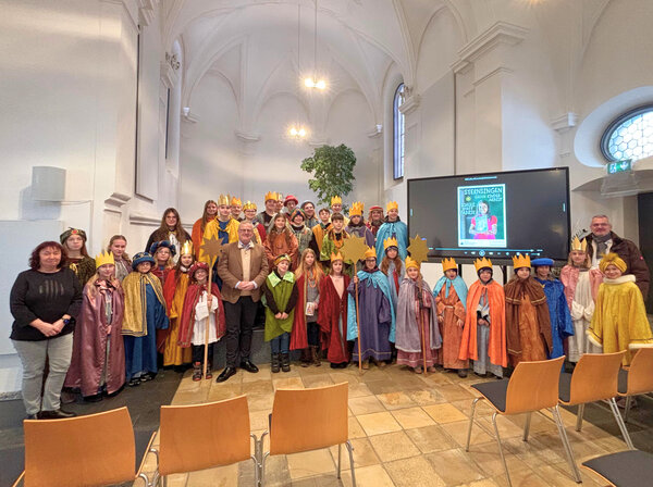 Bild vergr&ouml;&szlig;ern: Empfang Sternsinger 2026_Foto_Daniel Weigl