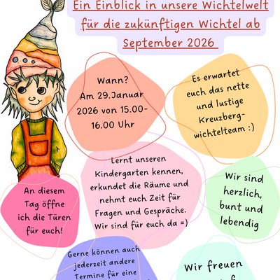 St&auml;dtischer Kindergarten - Stunde der offenen T&uuml;r