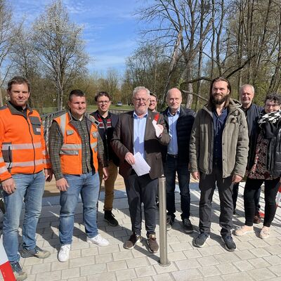 Er&ouml;ffnung Fu&szlig;g&auml;ngersteg Stadtpark_Foto_Andreas Hofmeister