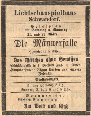 Bild vergr&ouml;&szlig;ern: 22.03.1925 Post