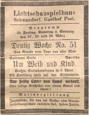 Bild vergr&ouml;&szlig;ern: 28.03.1925 Post