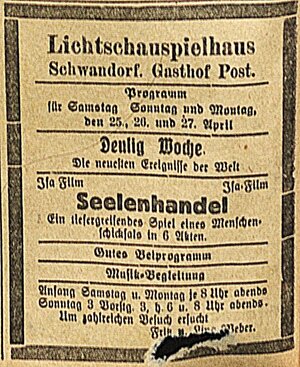 Bild vergr&ouml;&szlig;ern: 26.04.1925 Post