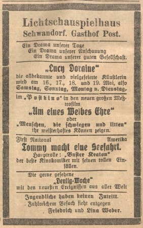 Bild vergr&ouml;&szlig;ern: 17.05.1925 Post