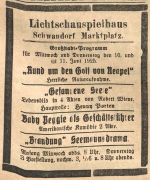 Bild vergr&ouml;&szlig;ern: 11.06.1925 Post