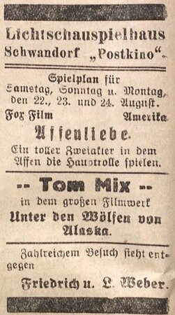 Bild vergr&ouml;&szlig;ern: 23.08.1925 Post