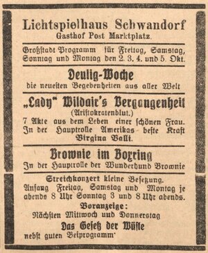 Bild vergr&ouml;&szlig;ern: 03.10.1925 Post