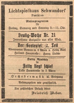 Bild vergr&ouml;&szlig;ern: 10.10.1925 Post