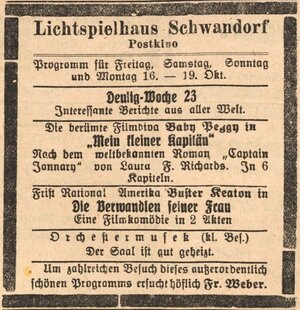 Bild vergr&ouml;&szlig;ern: 17.10.1925 Post