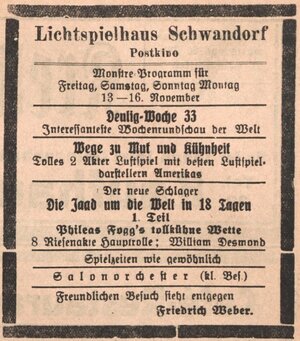 Bild vergr&ouml;&szlig;ern: 14.11.1925 Post