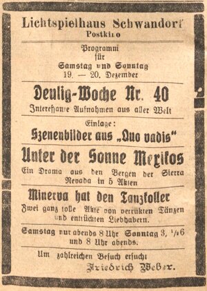Bild vergr&ouml;&szlig;ern: 20.12.1925 Post
