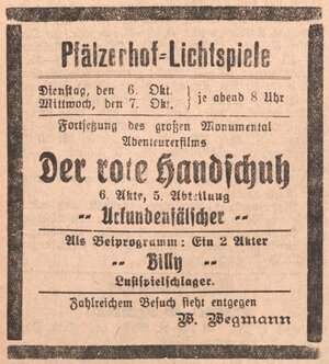Bild vergr&ouml;&szlig;ern: 06.10.1925 Pf&auml;lzer