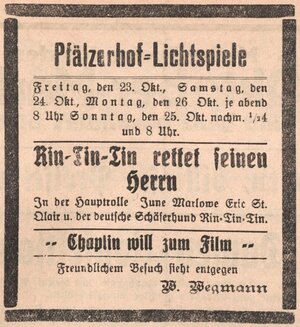 Bild vergr&ouml;&szlig;ern: 23.10.1925 Pf&auml;lzer