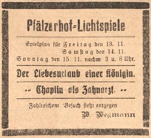 Bild vergr&ouml;&szlig;ern: 13.11.1925 Pf&auml;lzer