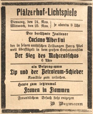 Bild vergr&ouml;&szlig;ern: 24.11.1925 Pf&auml;lzer