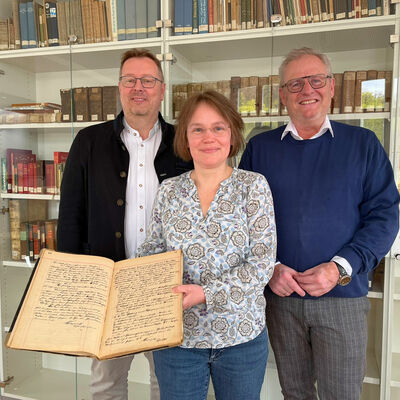 Protokollbuch Schachklub an Stadtarchiv_Foto_Andreas Hofmeister