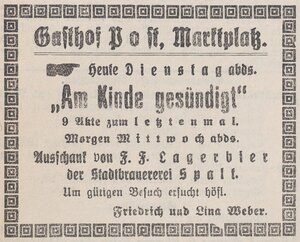 Bild vergr&ouml;&szlig;ern: 10.03.1926 Post