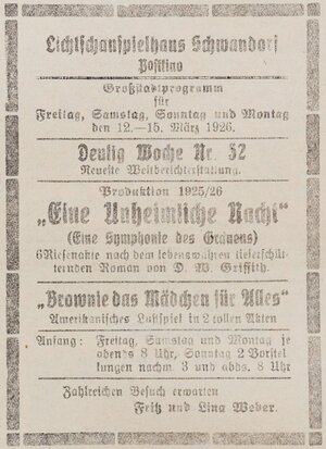 Bild vergr&ouml;&szlig;ern: 13.03.1926 Post