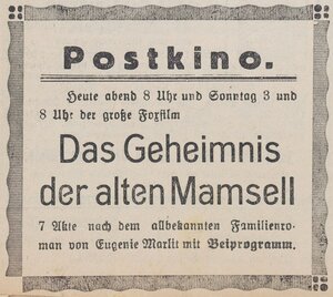 Bild vergr&ouml;&szlig;ern: 21.03.1926 Post