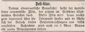 Bild vergr&ouml;&szlig;ern: 01.09.1925 Post