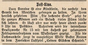 Bild vergr&ouml;&szlig;ern: 16.09.1925 Post
