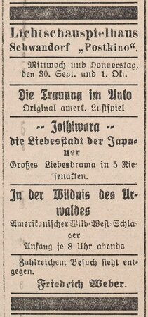 Bild vergr&ouml;&szlig;ern: 01.10.1925 Post