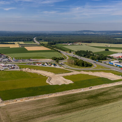 Bild vergr&ouml;&szlig;ern: Interkommunales Gewerbegebiet Innere Erschlie�ung gestartet