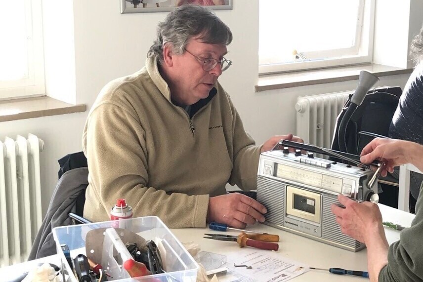 Bild vergr&ouml;&szlig;ern: Foto eines ehrenamtlichen Helfers