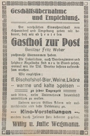Bild vergr&ouml;&szlig;ern: 03.09.1926 Post