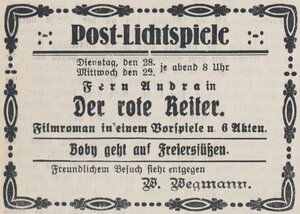 Bild vergr&ouml;&szlig;ern: 29.09.1926 Post