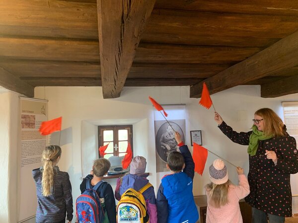 Kinderf&uuml;hrung am Blasturm